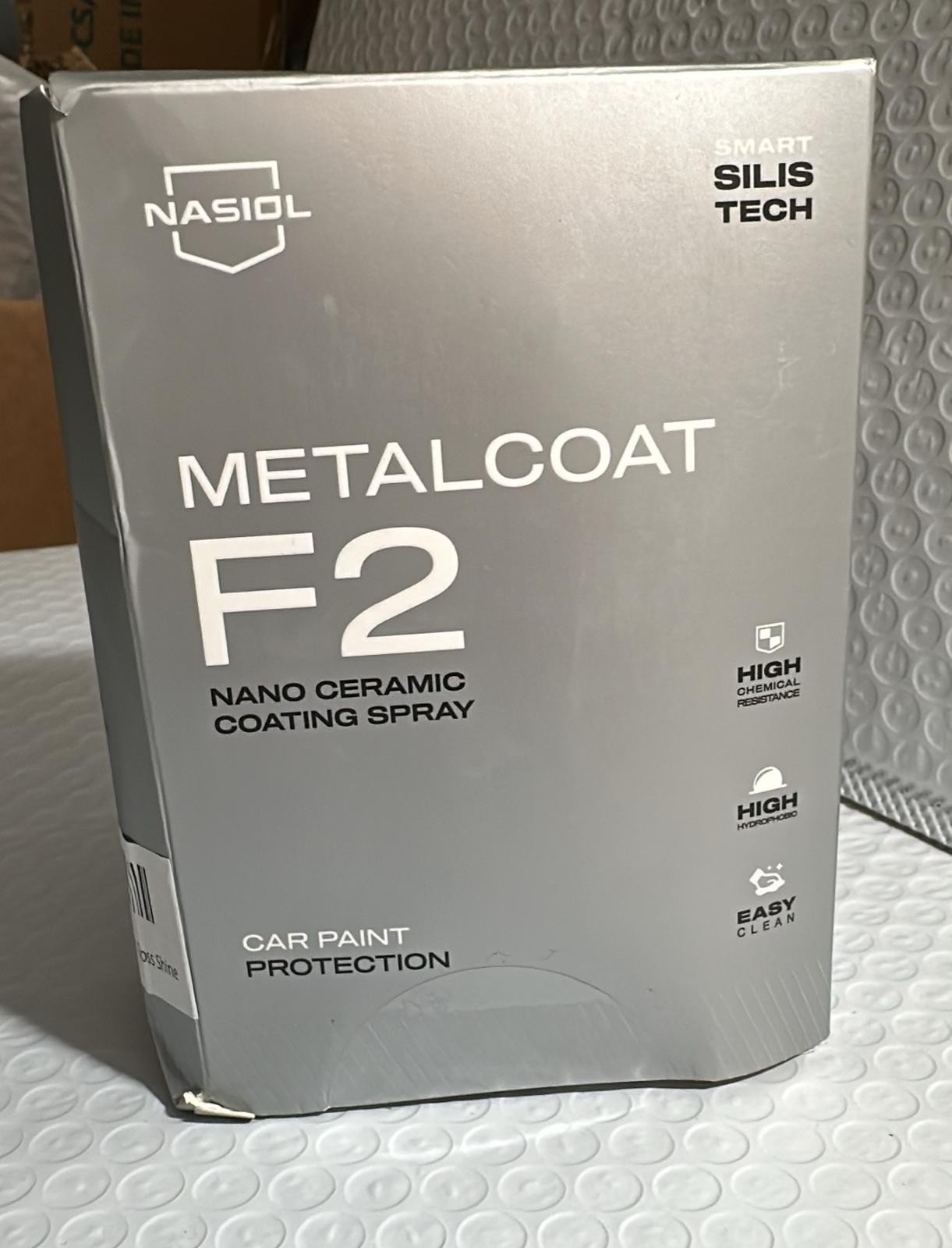 Nasiol MetalCoat F2 Nano Ceramic Coating Spray Hydrophobic Car Paint 1.69oz