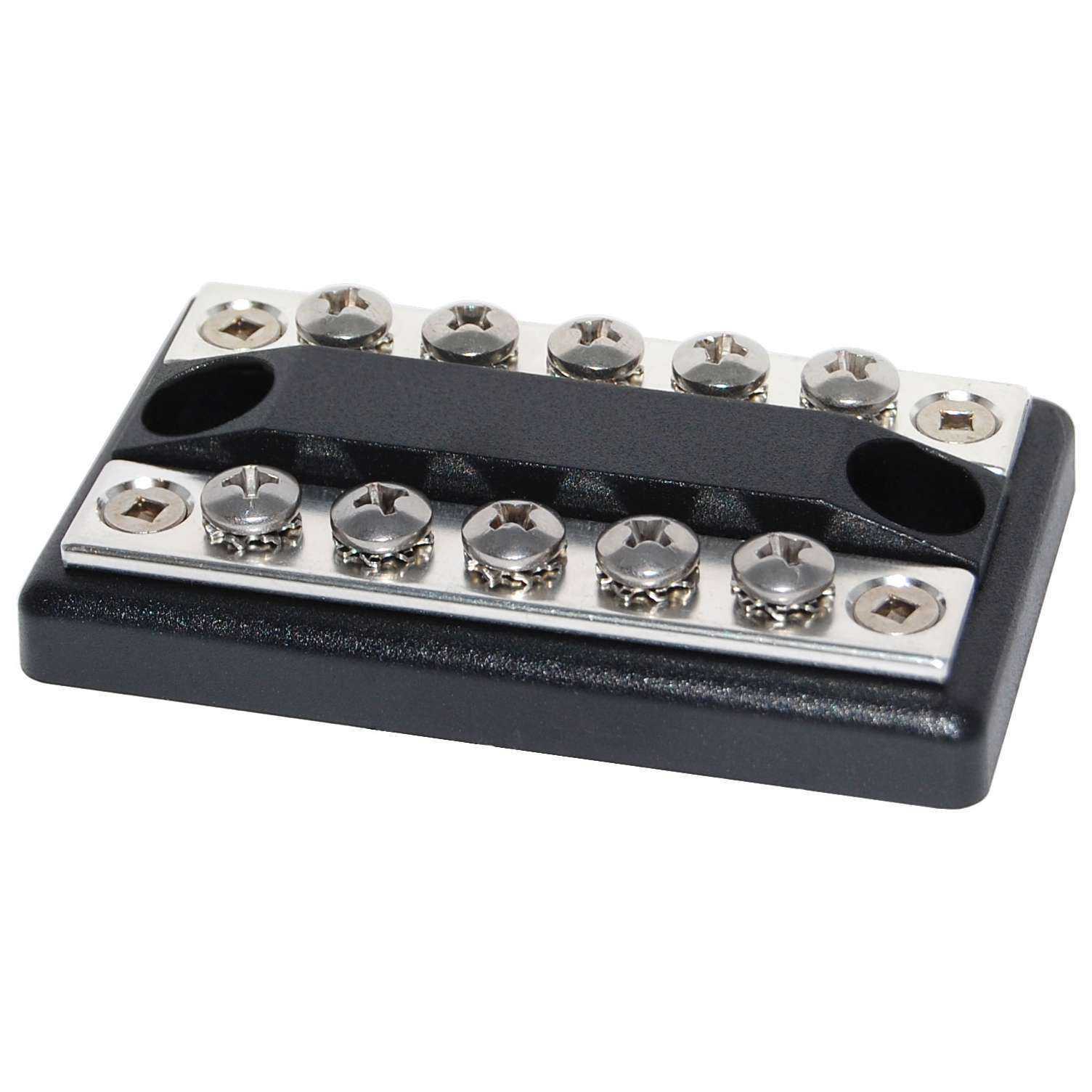 Blue Sea 2701 DualBus 100A BusBar 5 Circuit Marine 12V 24V 32V 48V DC 240V AC