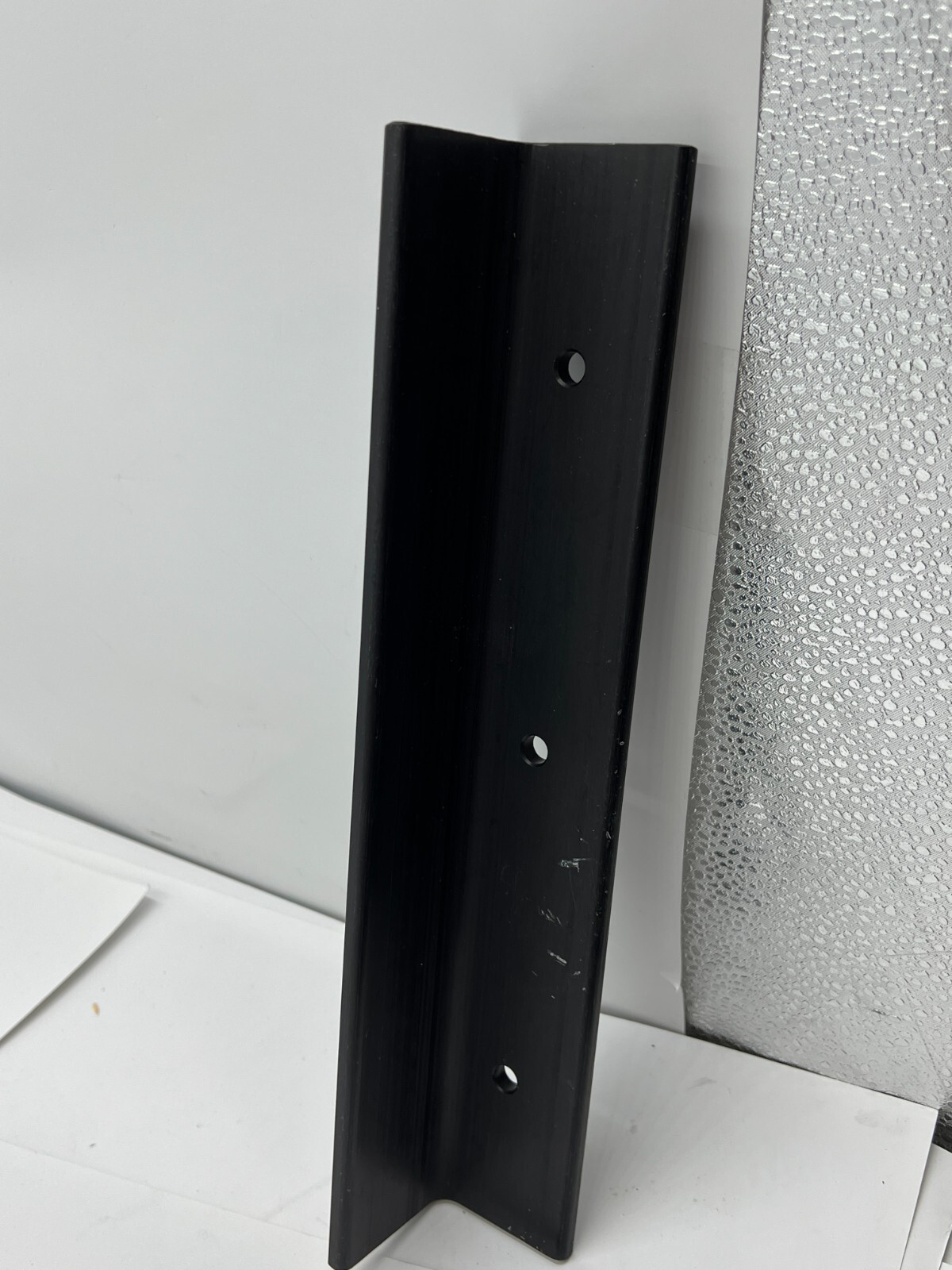 Securitron HEB-2BK-12 Header Extension Bracket 2 x 2 x 12" Black Anodized Finish