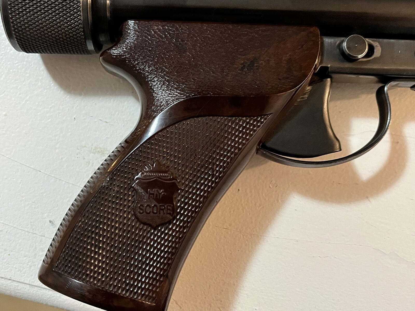 Hy-Score 802 Repeater Pellet Gun Target Air Pistol .22Cal Working Great!