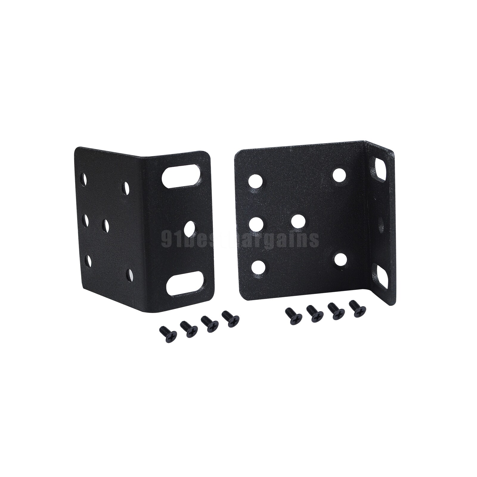 1Pair Replacement ACS-2811RM-19 rack mount kit bracket for Cisco 2811 Black