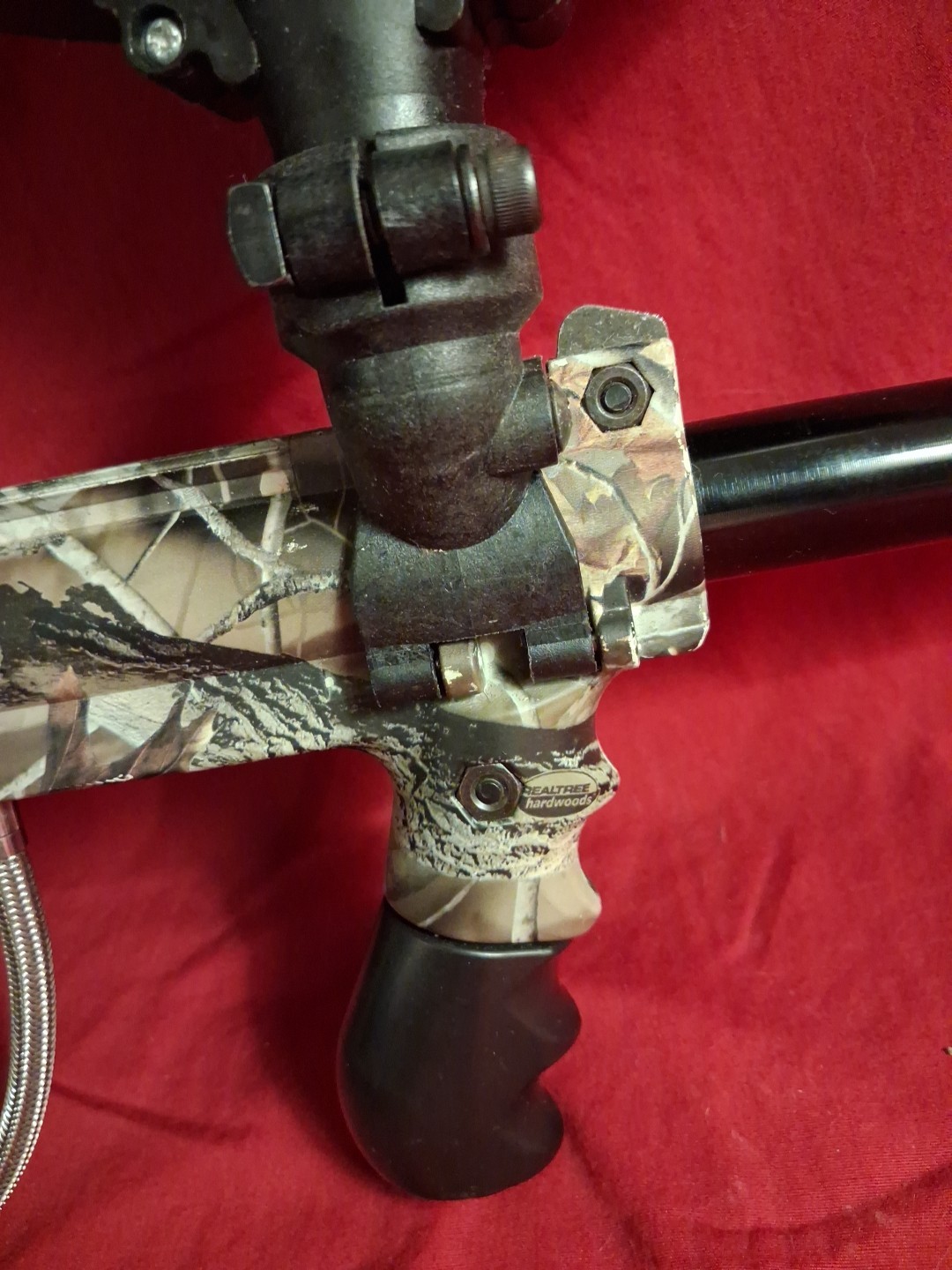 Tippmann 98 Custom Camouflage Paintball Gun with Hopper