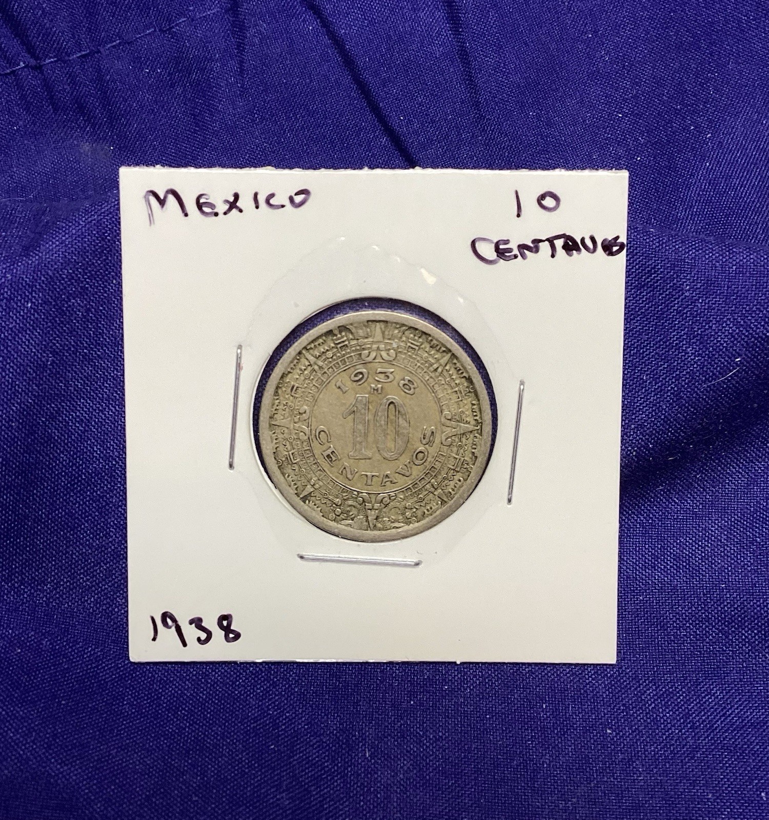 1938 Mexico 10 Centavos