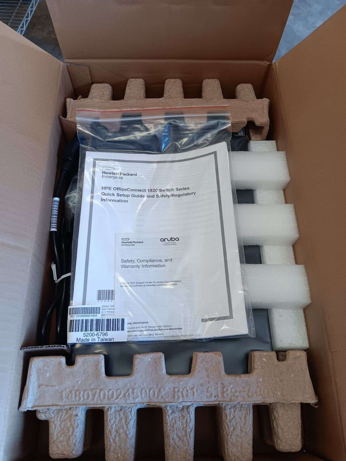 NEW IN BOX J9981A HPE OfficeConnect 1820 -48G 41GB SFP Switch | HPE