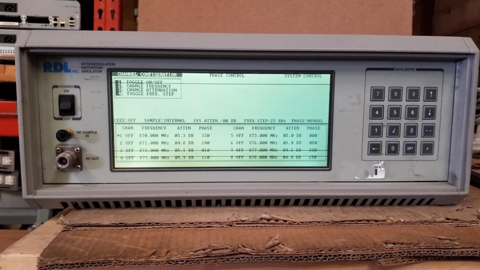 RDL IMD801D-03A Intermodulation Distortion Simulator. #8