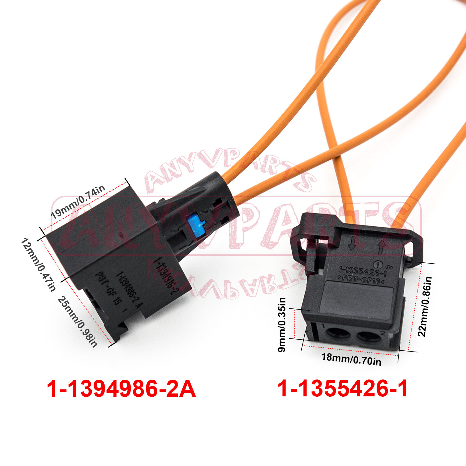 MOST FIBER OPTIC LOOP BYPASS MALE & FEMALE KIT ADAPTER FITS AUDI BMW MERCEDES US