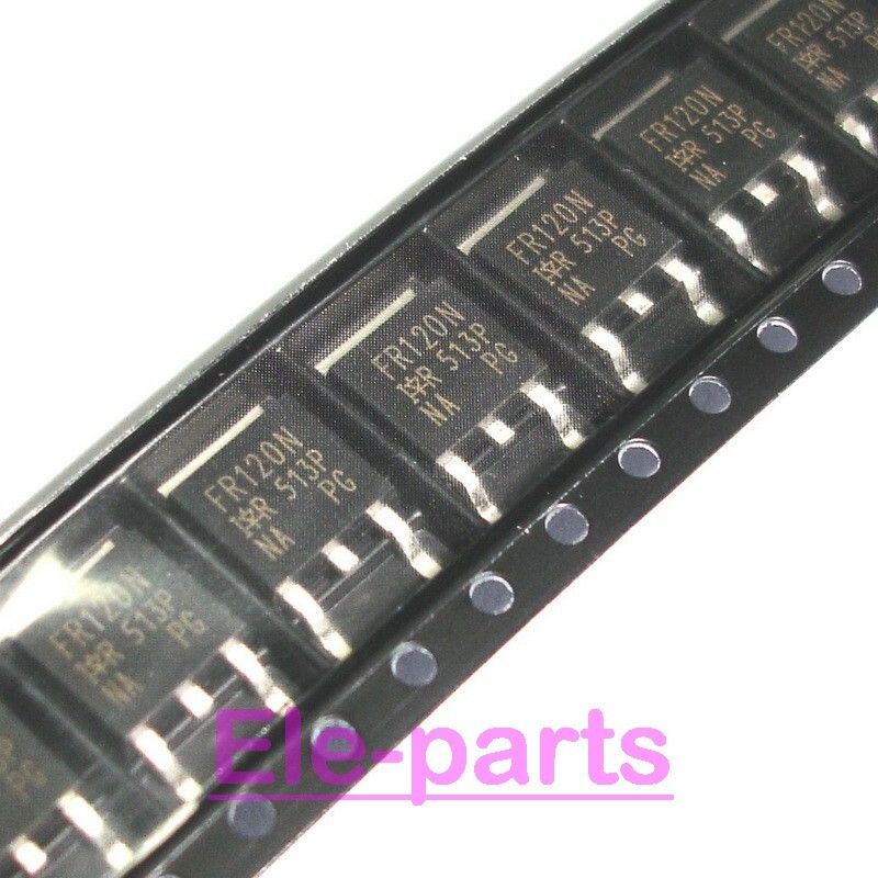 50 PCS IRFR120N TO-252 IRFR120 FR120N HEXFET Power Mosfet Transistors Chip