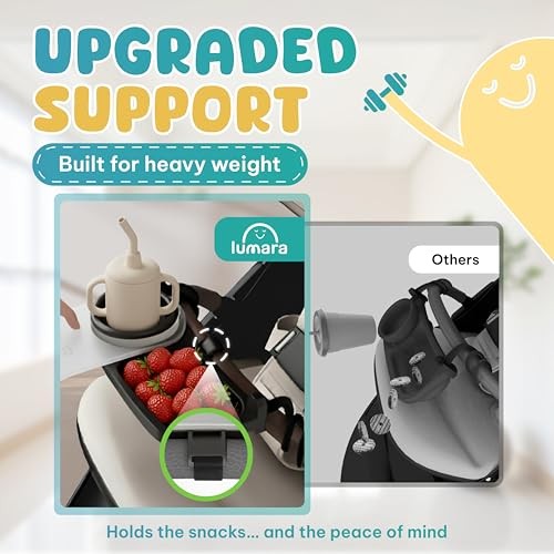 Universal Stroller Snack Tray with Cup Holder 2 in 1 - Stroller Tray