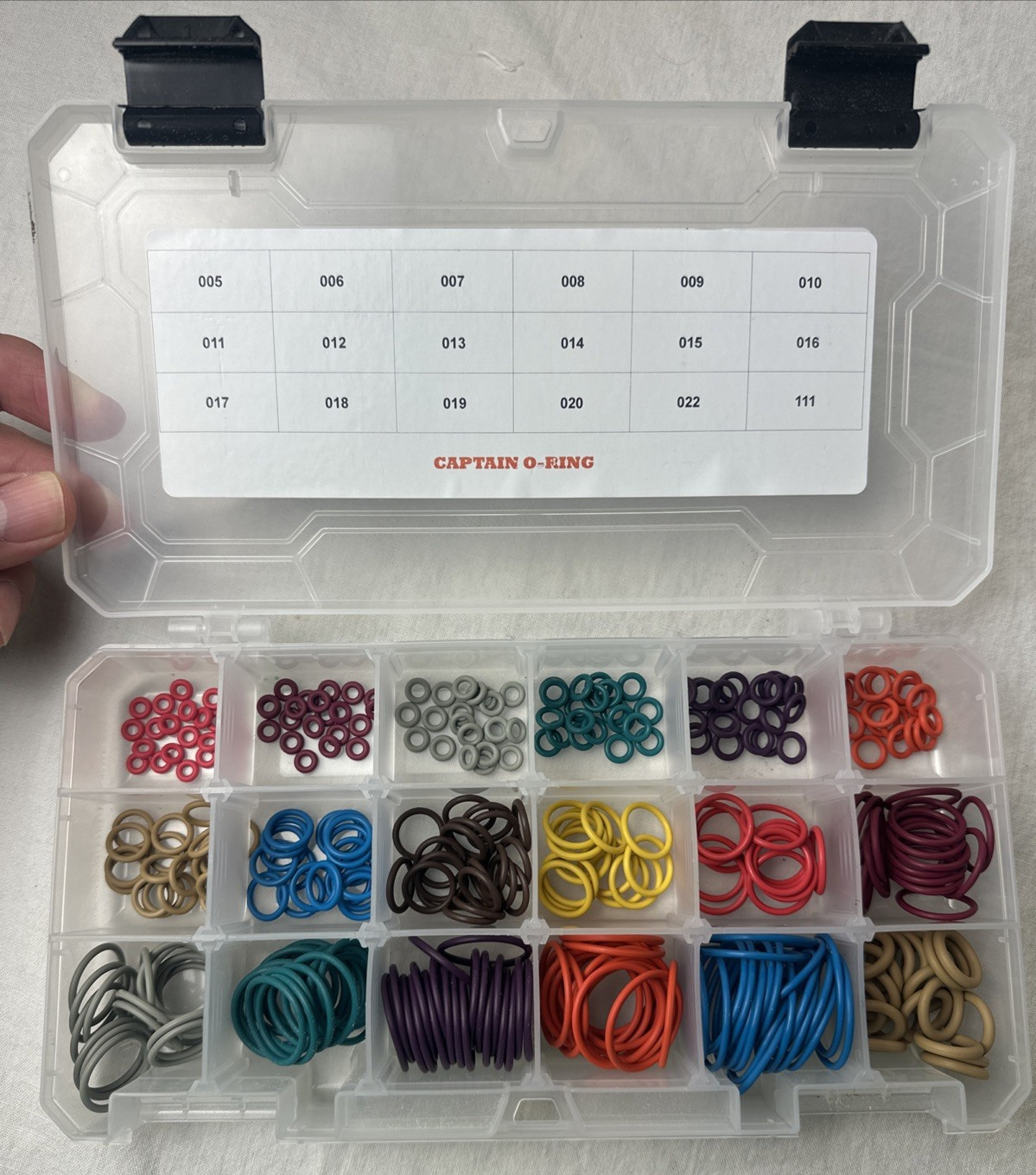 CO Captain O Ring Players Kit Large Color Coded 18 Different Sizes Paintball WoW