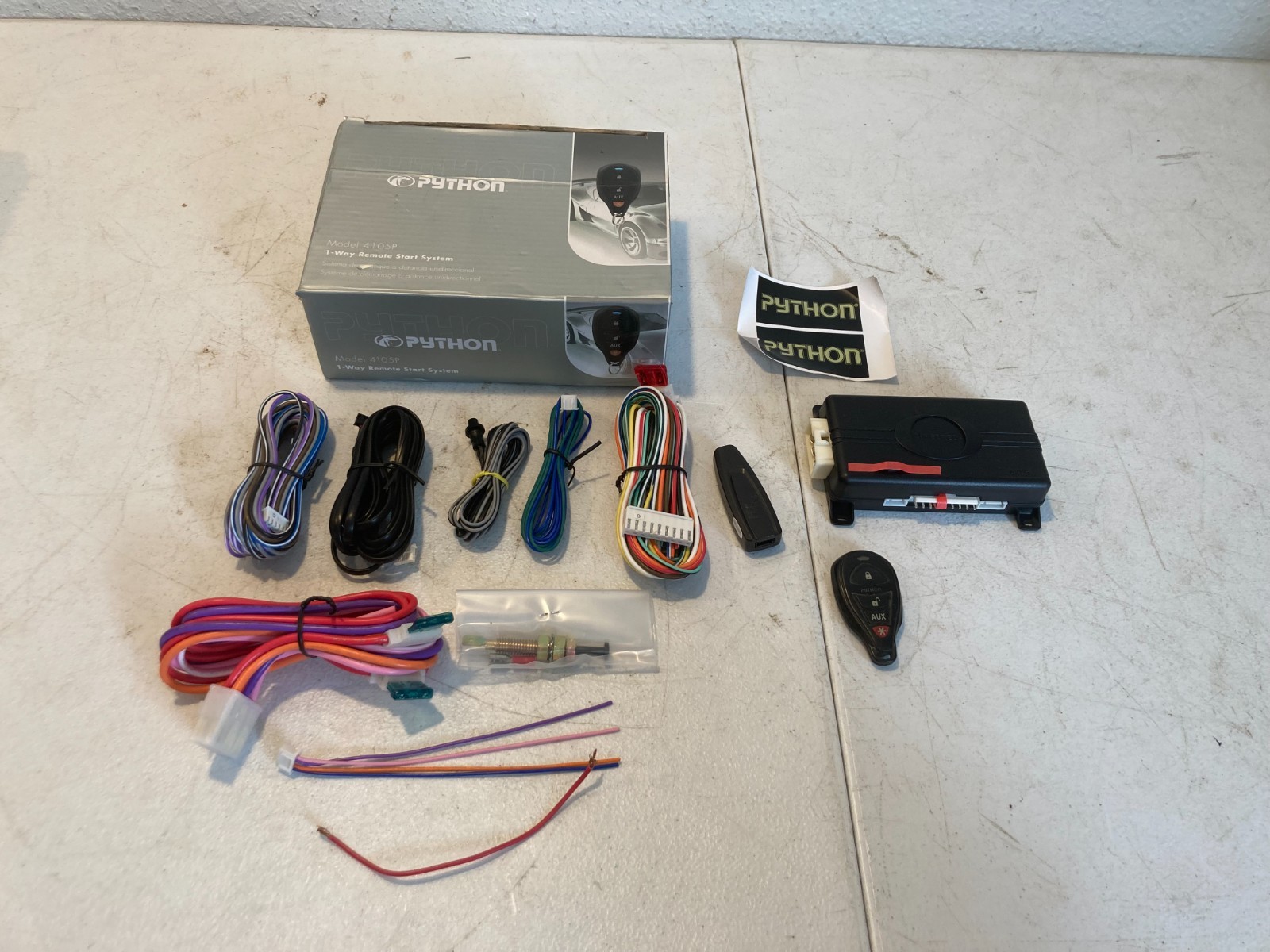 Python 4105P 1-Way Remote Start System Complete Kit DEI Directed