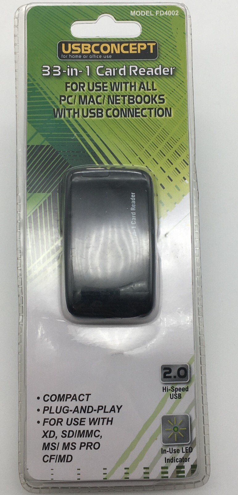 Card Reader 33 in 1 PC & MAC Model FD4002