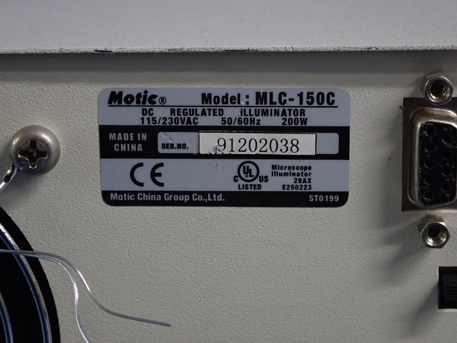 MOTIC MLC-150C 150W EKE Halogen Fiber Optic Illuminator w/ Light Guide + Remote