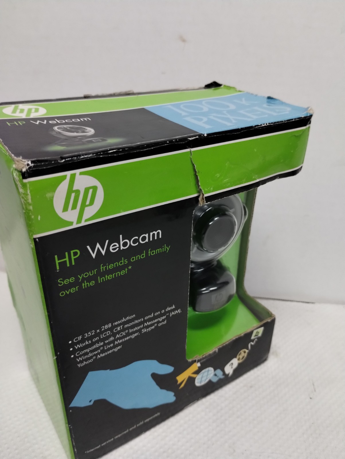 Webcam HP 100k Pixels Connect Chat Share