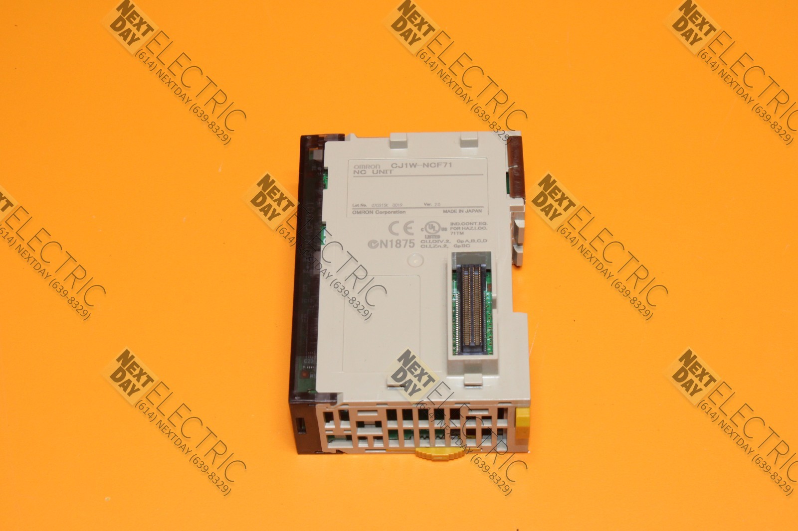 Omron, CJ1W-NCF71, PLC Module Card MLK Postion Controller Axis NC Unit Japan OEM