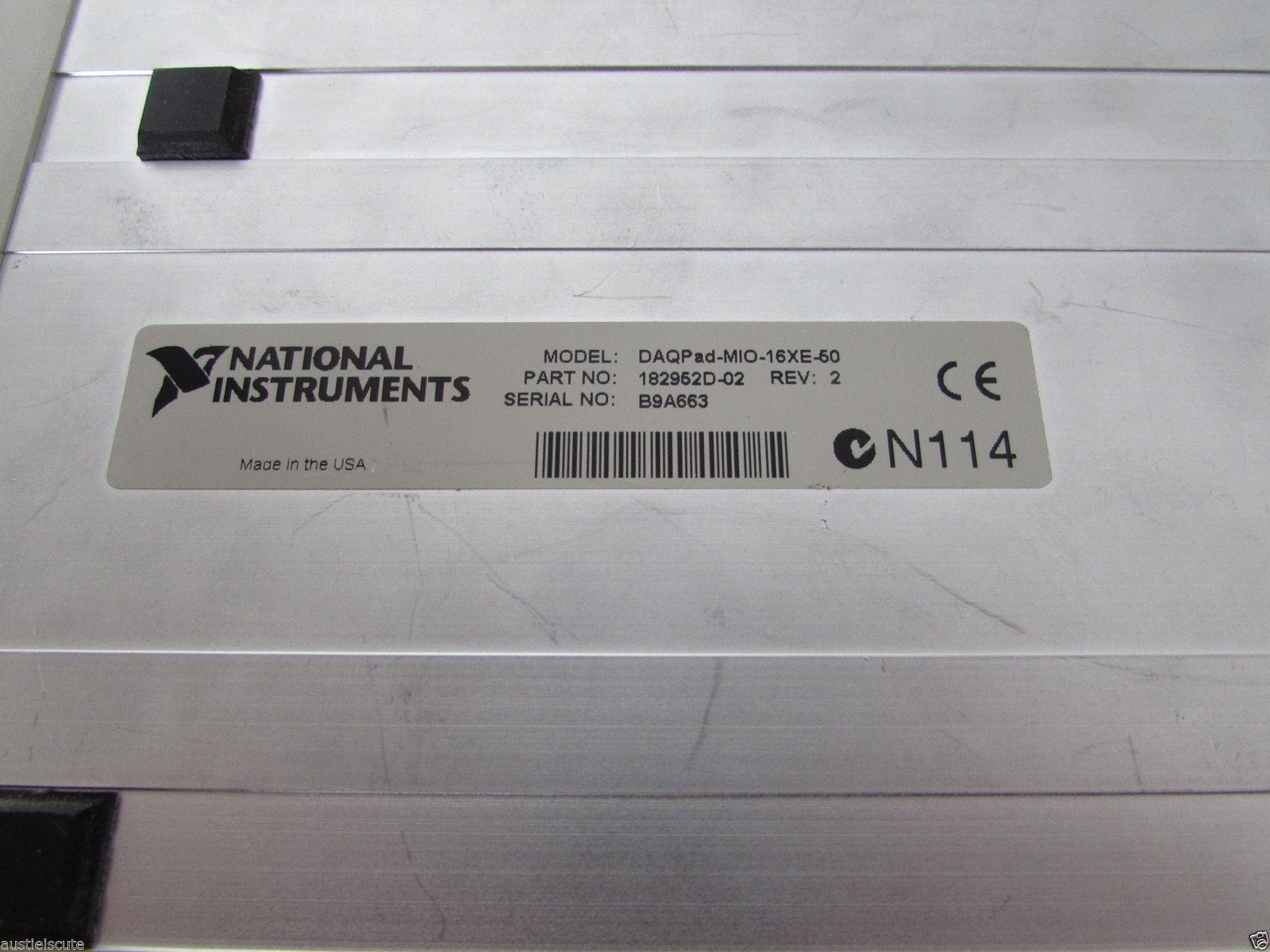 National Instruments DAQPad-MIO-16XE-50 Parallel Port Control