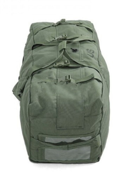 Improved Duffel Bag OD US Military Zipper Deployment Flight Travel NO PAINT VGC