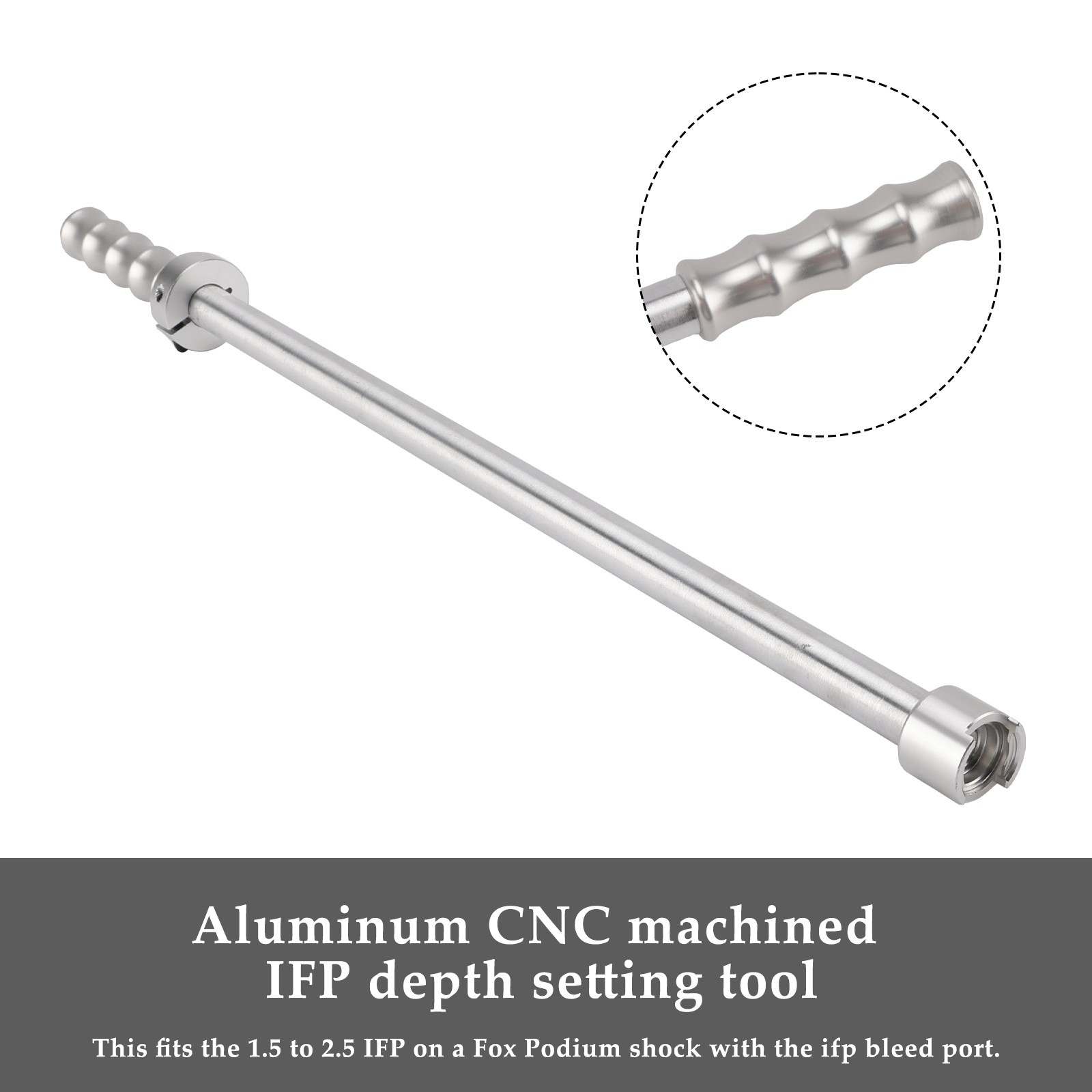 Adjustable IFP Depth Setting/Removal tool For Fox Podium 2.0 shock,X3, RZR Turbo