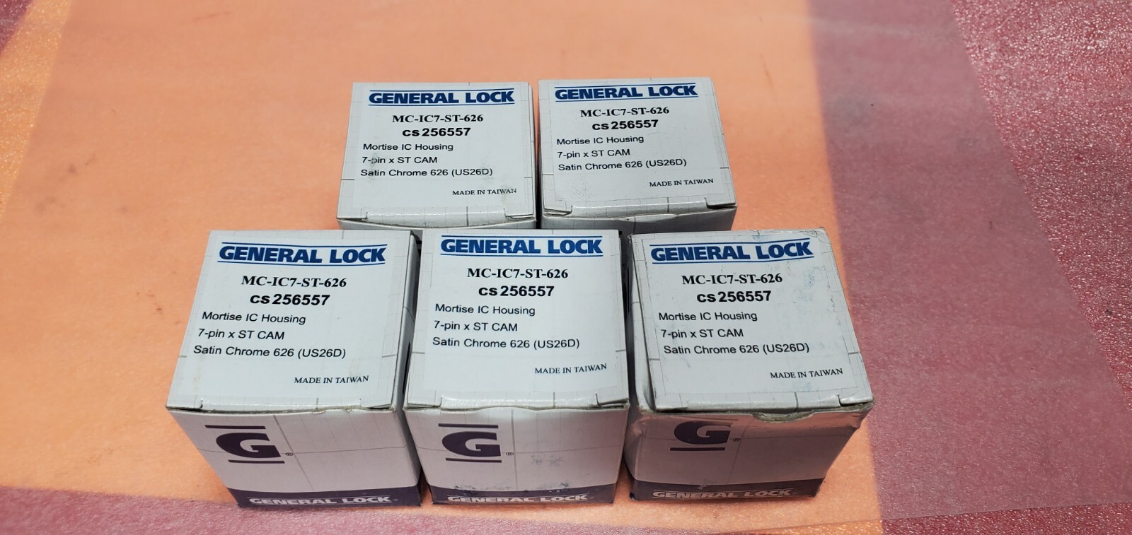 LOT5 General Lock MC-IC7-ST-626 Cylinder Shell 1 1/4” CS256557 SATIN CHROME 626