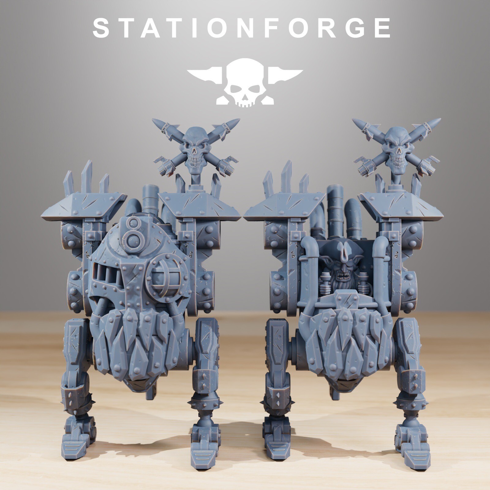 Orc Gob Pirate Bots, Gobboz, Killer Division, Stationforge (without Crew) x4