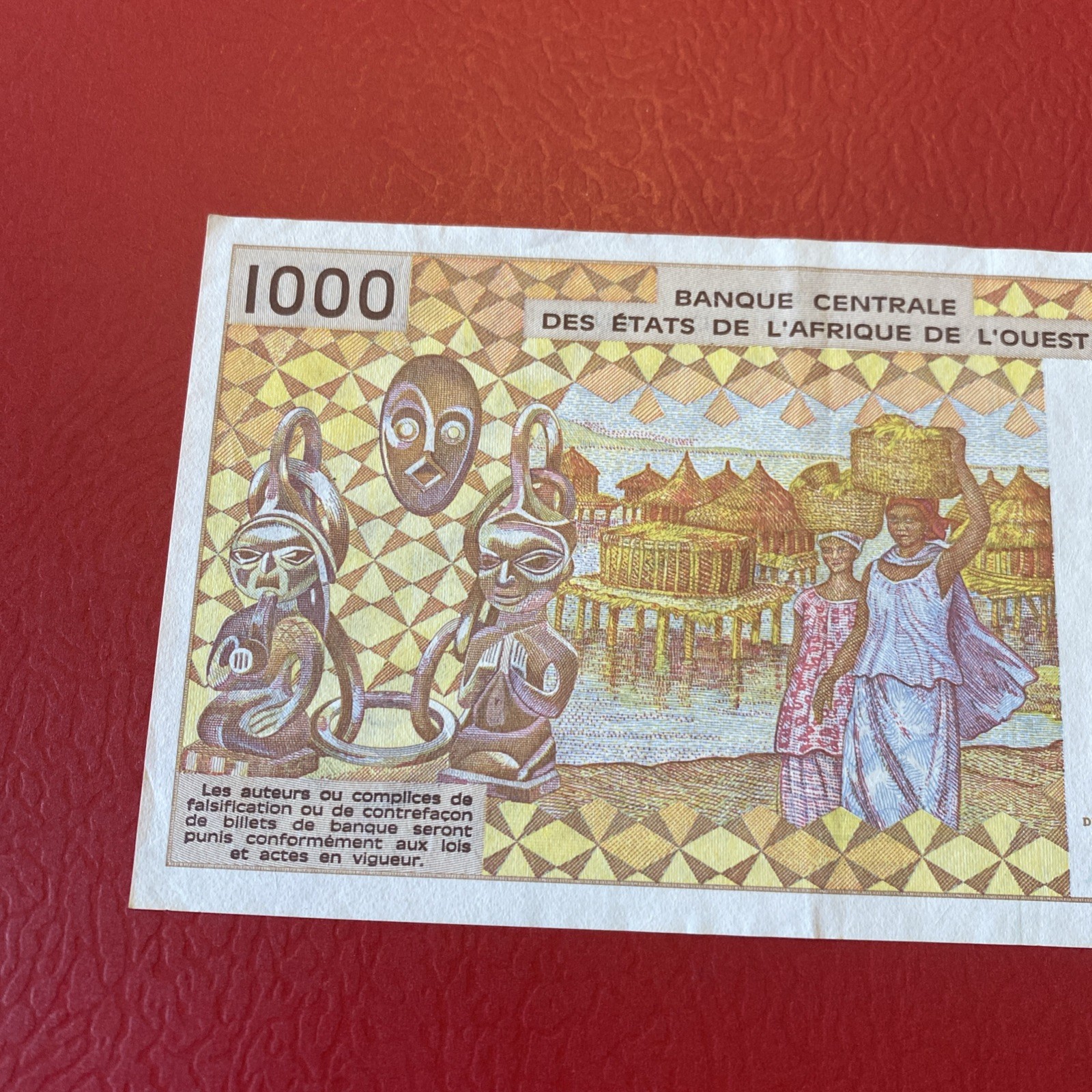 West Africa- 1000 Francs-1998