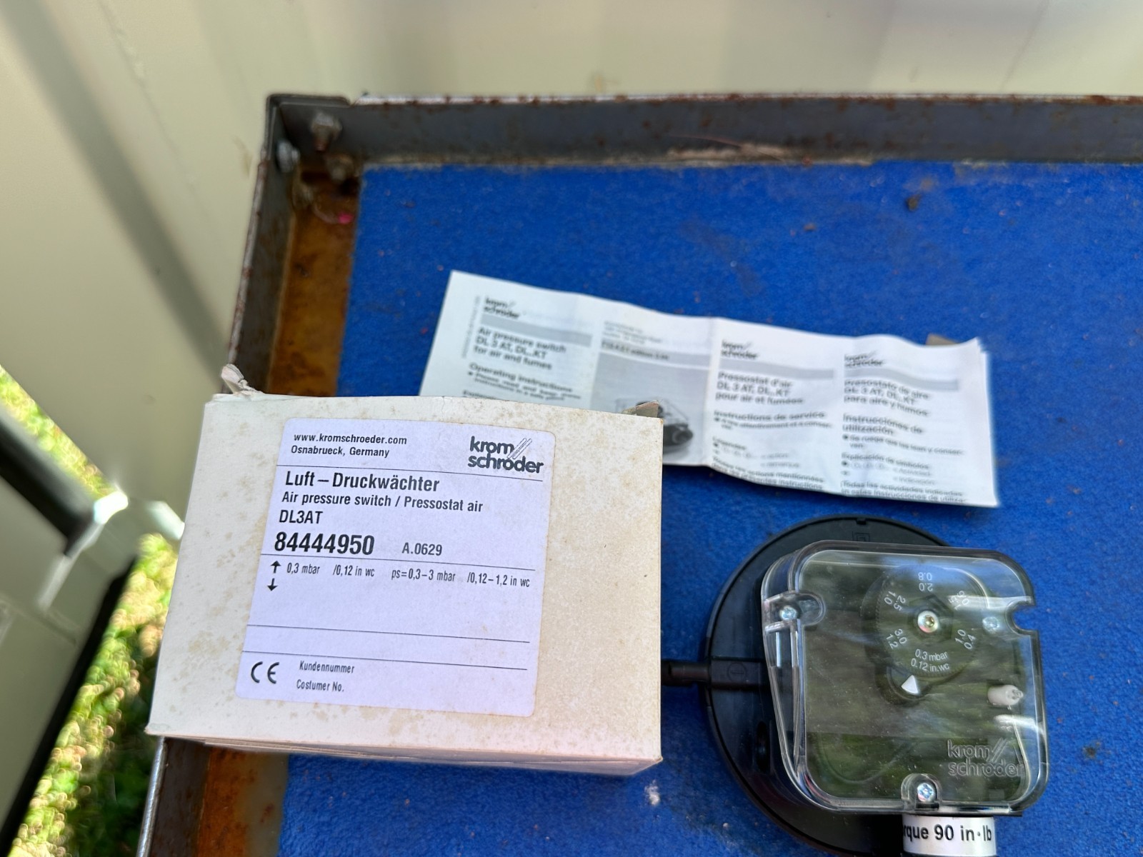 Krom Schroder DL3AT 84444950 Air Pressure Switch - NIB
