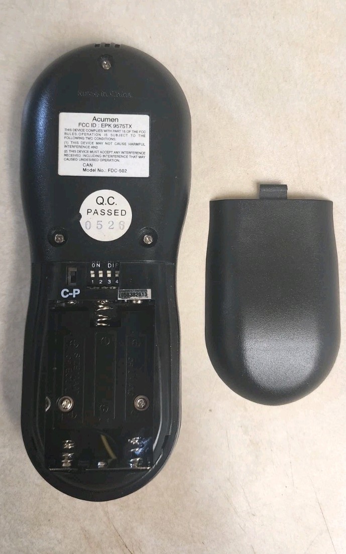 Acumen FDC-502 Remote Control