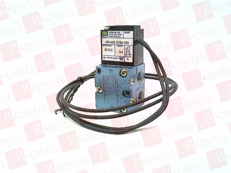 MAC VALVES INC 45A-AA2-DDBA-1BA / 45AAA2DDBA1BA (BRAND NEW)