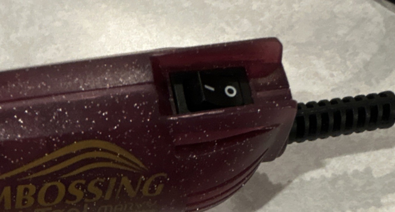 Marvy Uchida Embossing Heat Tool Purple Glitter
