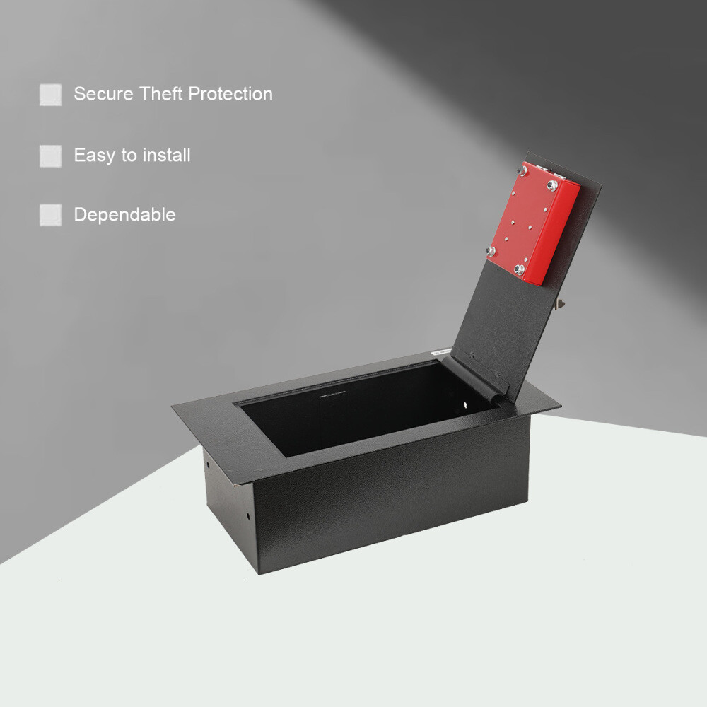 Hidden Security Floor Safe with Key Lock Underground Hidden Floor Safe Steel
