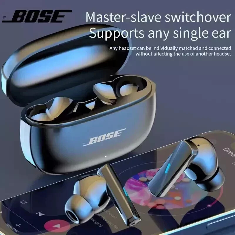 Bose Mate 50 Wireless Bluetooth Headset Touch Control Mic Earbuds Headphones...
