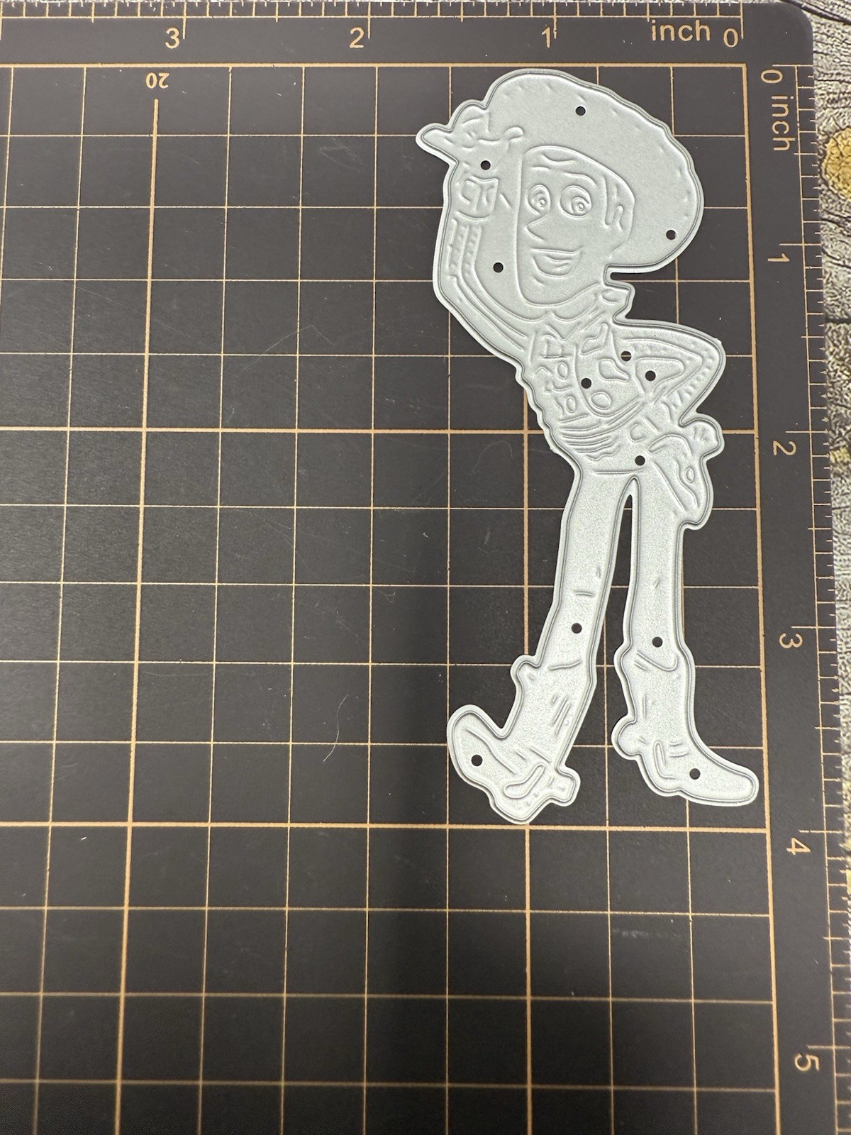 Universal Thin Cut Metal Die Tool Disney Woody Cowboy Toy Story Pixar Birthday