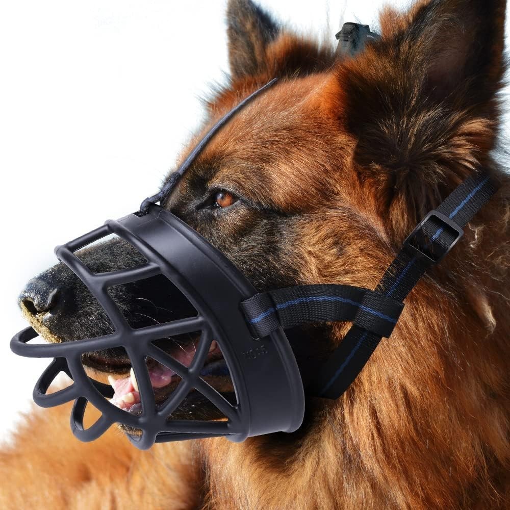 Dog Muzzle Breathable Basket for Small Medium Large Dogs