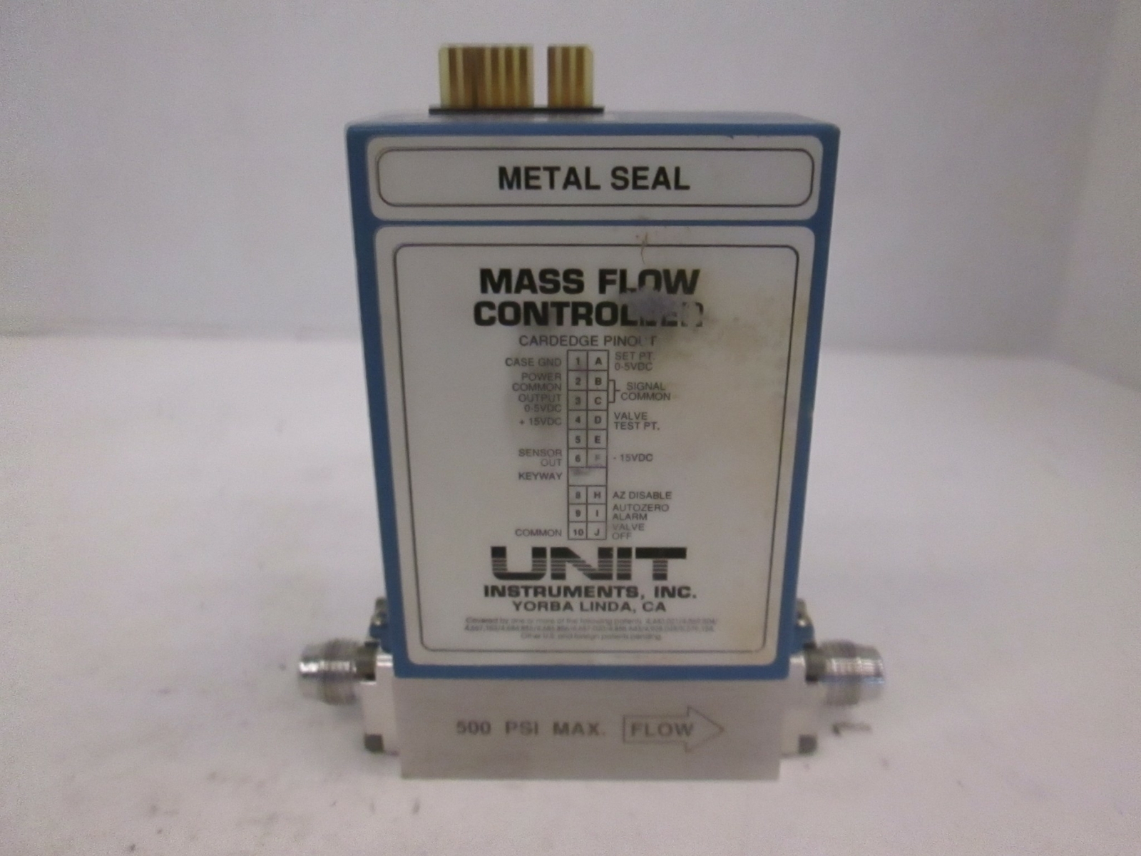 Unit UFC-1660, Mass Flow Controller MFC, DCS, 150 SCCM, Used