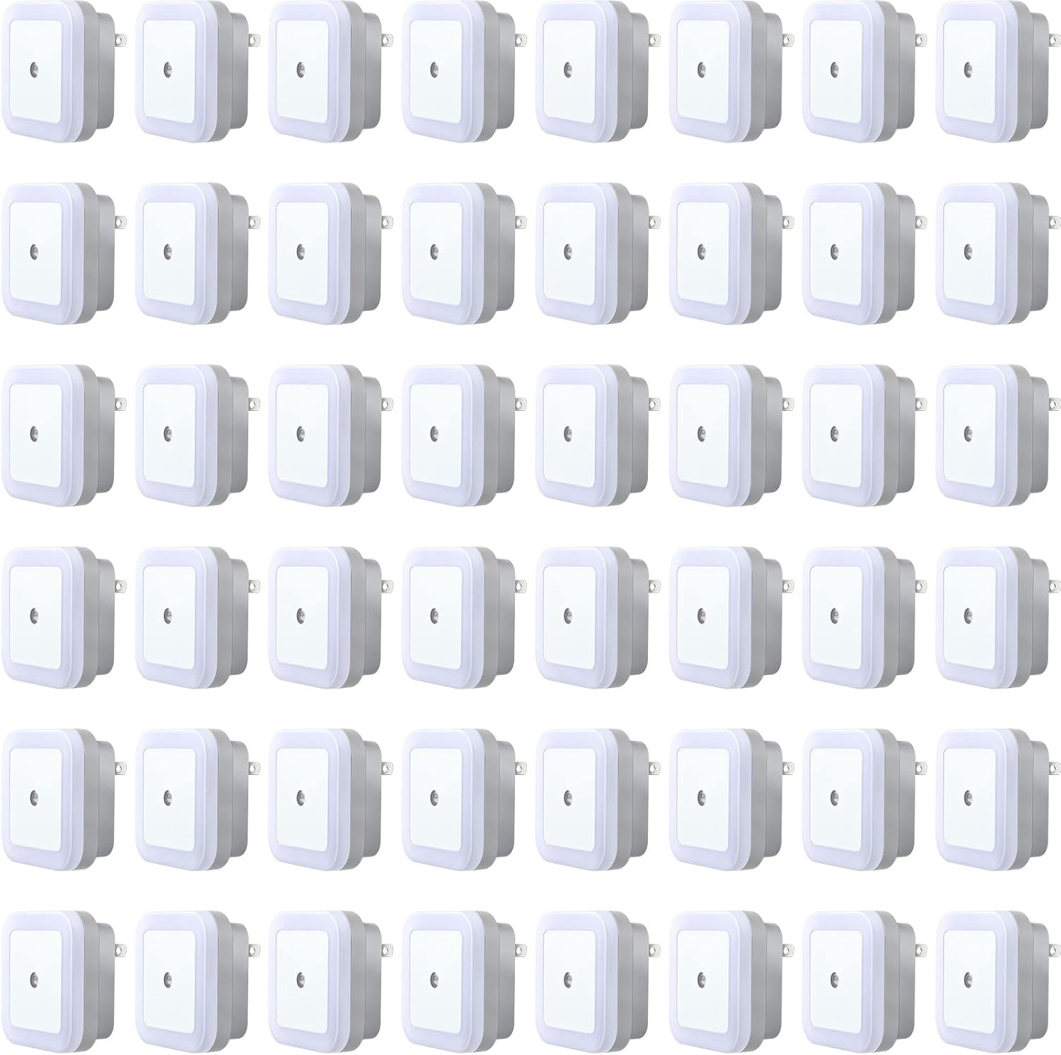 48 Pack LED Night Lights Plug into Wall Smart Sensor Sensor Automatic Night Lamp