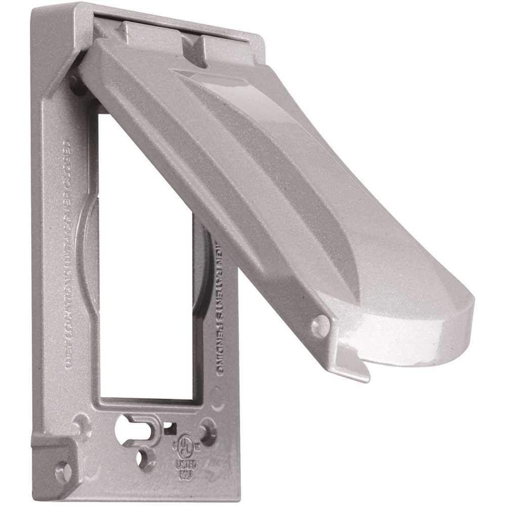 Hubbell Bell MX1050S Single-Gang Weatherproof Heavy 1 Count (Pack of 1), Gray
