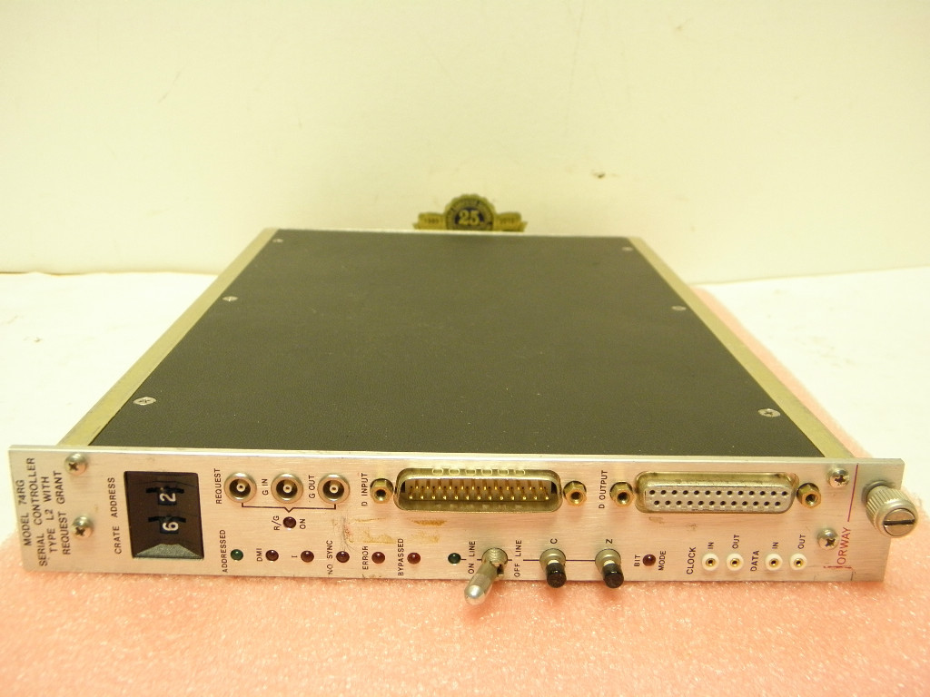 Jorway model 74RG Serial Controller Type L2 with Request Grant Fastbuss module