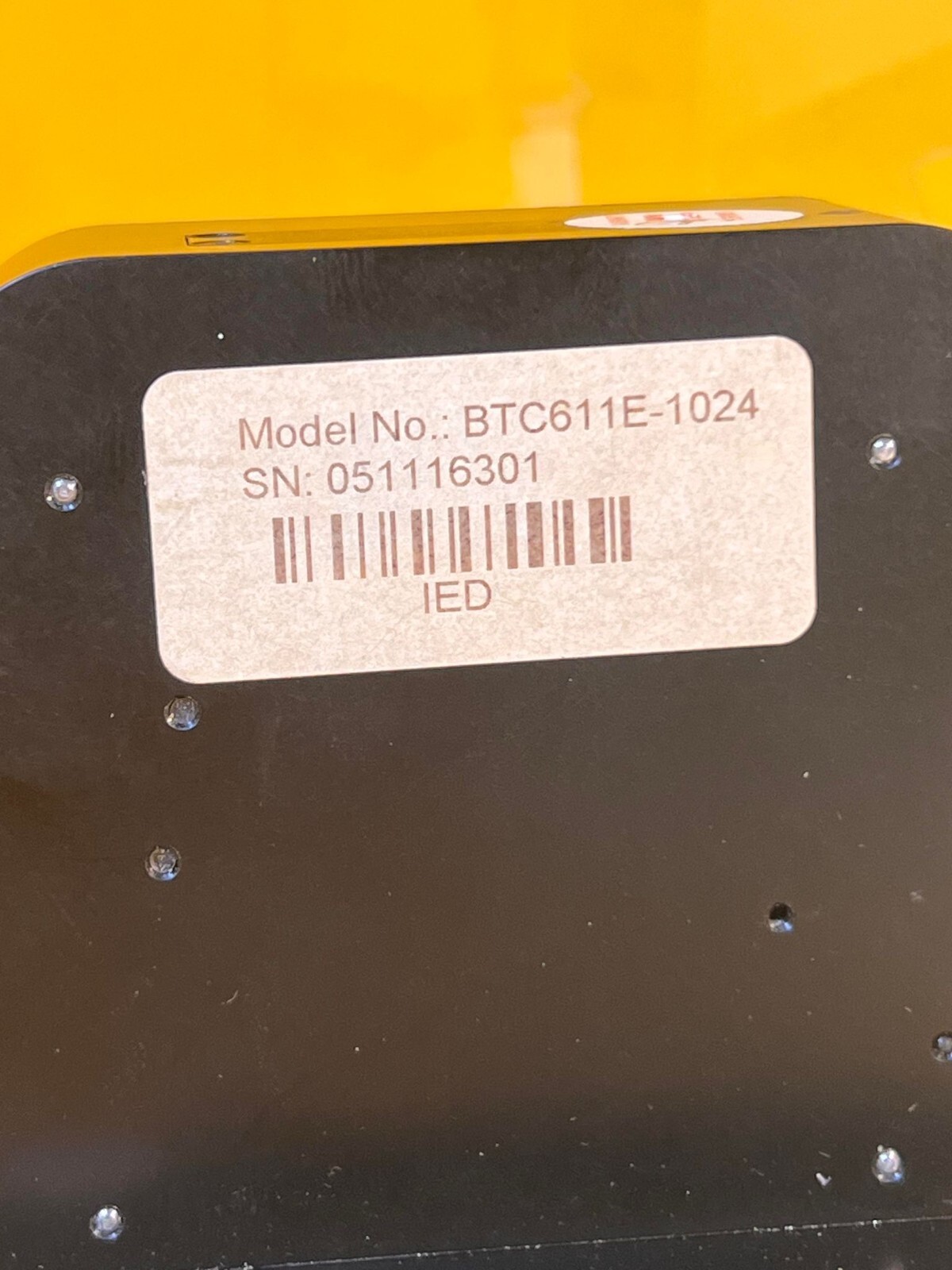 BW Tek BTC611E Spectrometer TE Cooled Back Thinned CCD