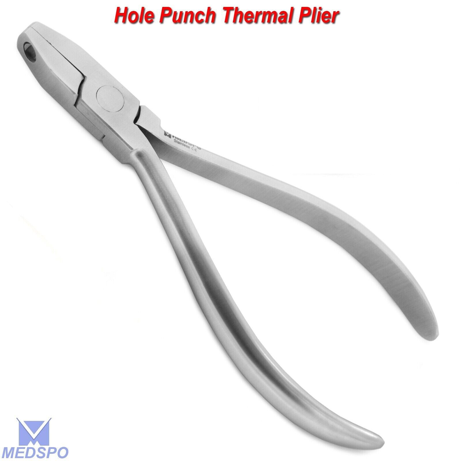 Orthodontic Invisable Aligner Plier Hole Punch Dental Thermal Forming Forceps CE