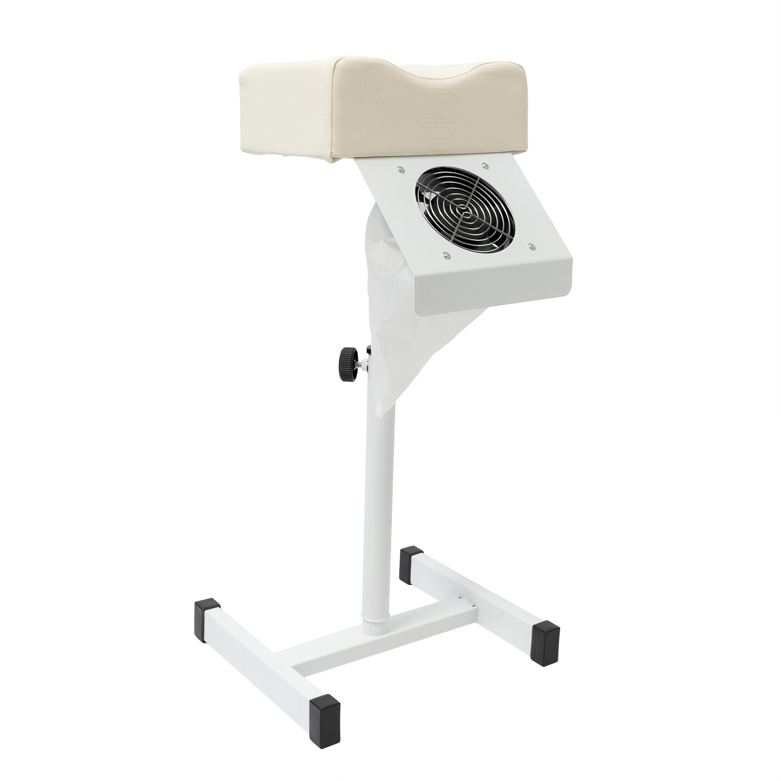 Adjustable Nail Chair With Vacuum Cleaner Freestanding Salon Footrest Lift Stool