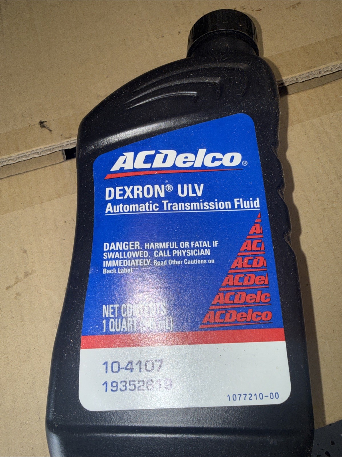Automatic Transmission Fluid ACDelco GM Original Equipment 19352619