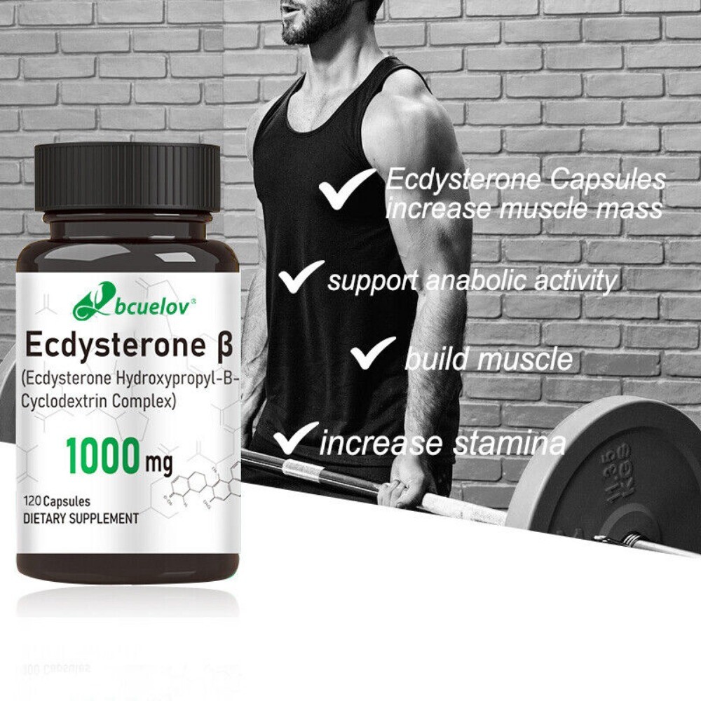 Beta-Ecdysterone Complex with Hydroxypropyl-β-Cyclodextrine 120 Capsules - US