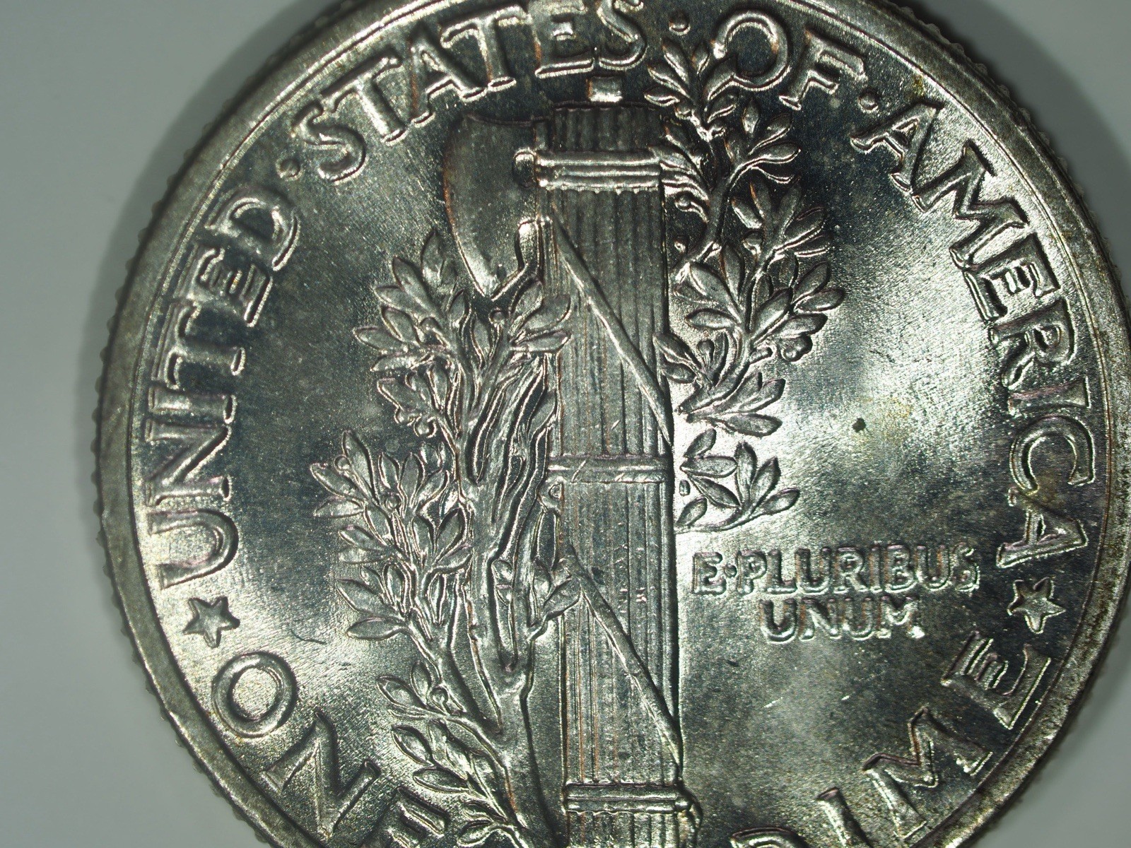 1941 Mercury Dime Silver, Gem BU FB, Full Bands