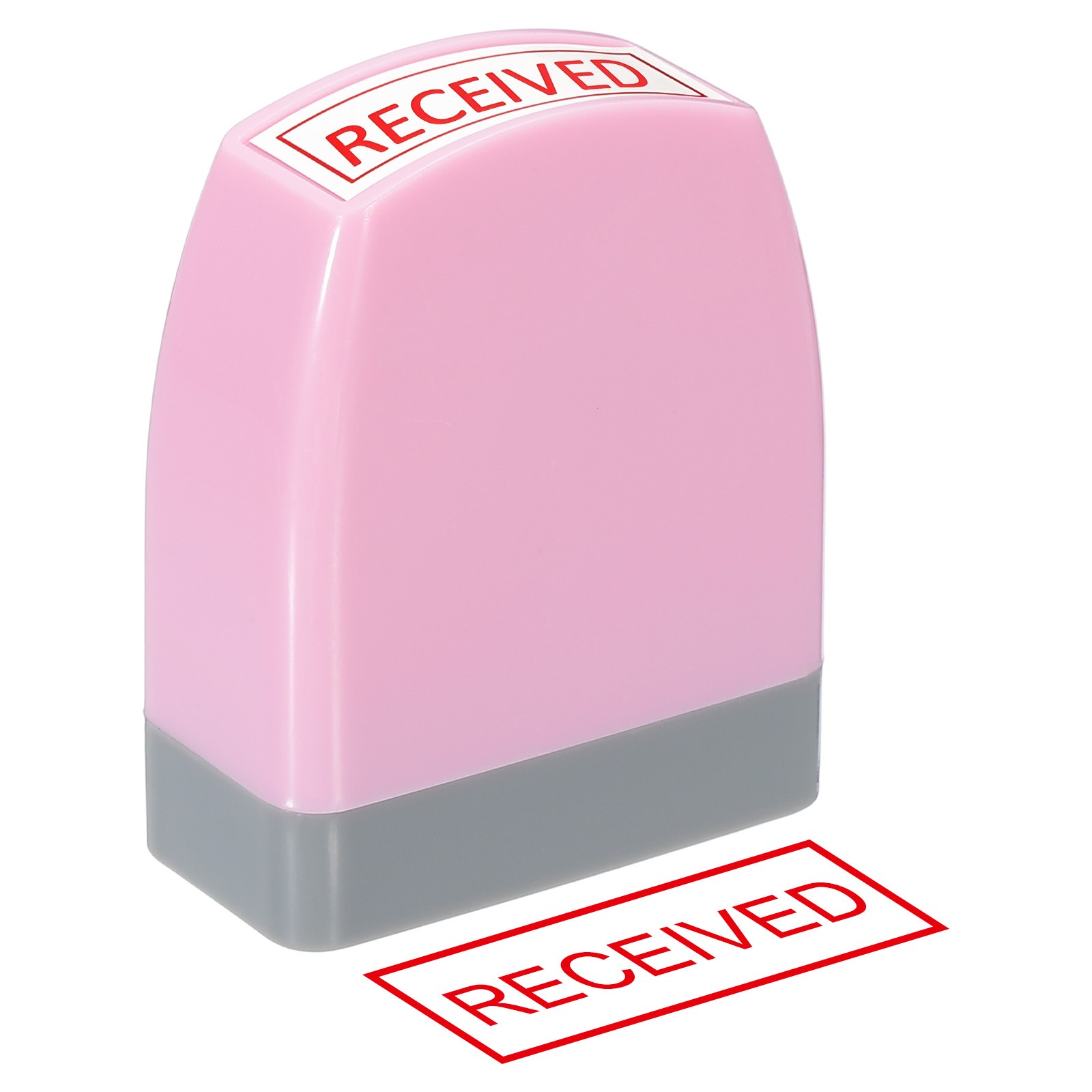 Received Notice Stamp, Office Stamp Pre Inked Stamp, Pink