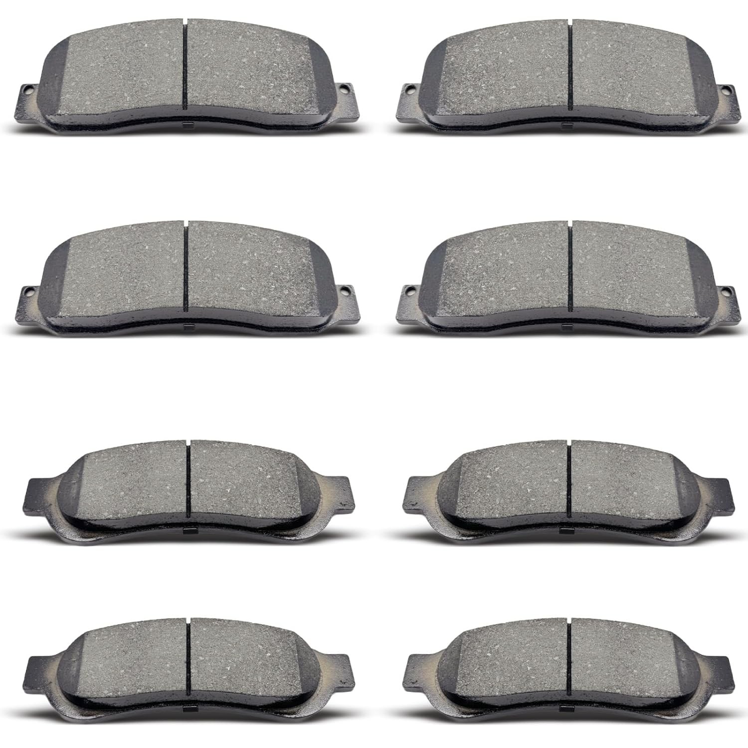 Ceramic Brake Pads Front Rear 8PCS Kit for 2007-2012 Ford F-250