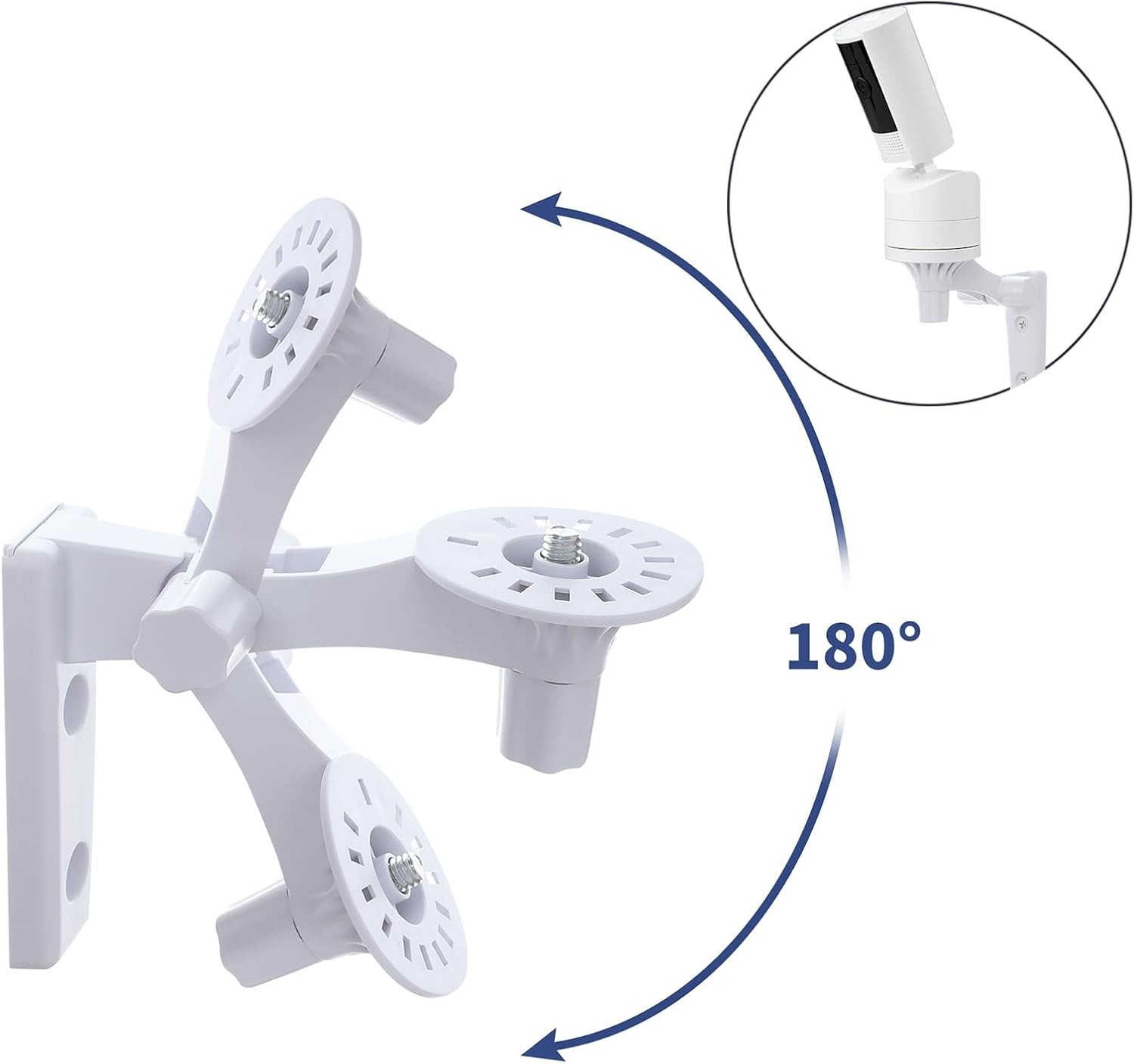 Wall Mount Compatible with Ring Pan Tilt Indoor Camera,Adjustable Wall Mount ...