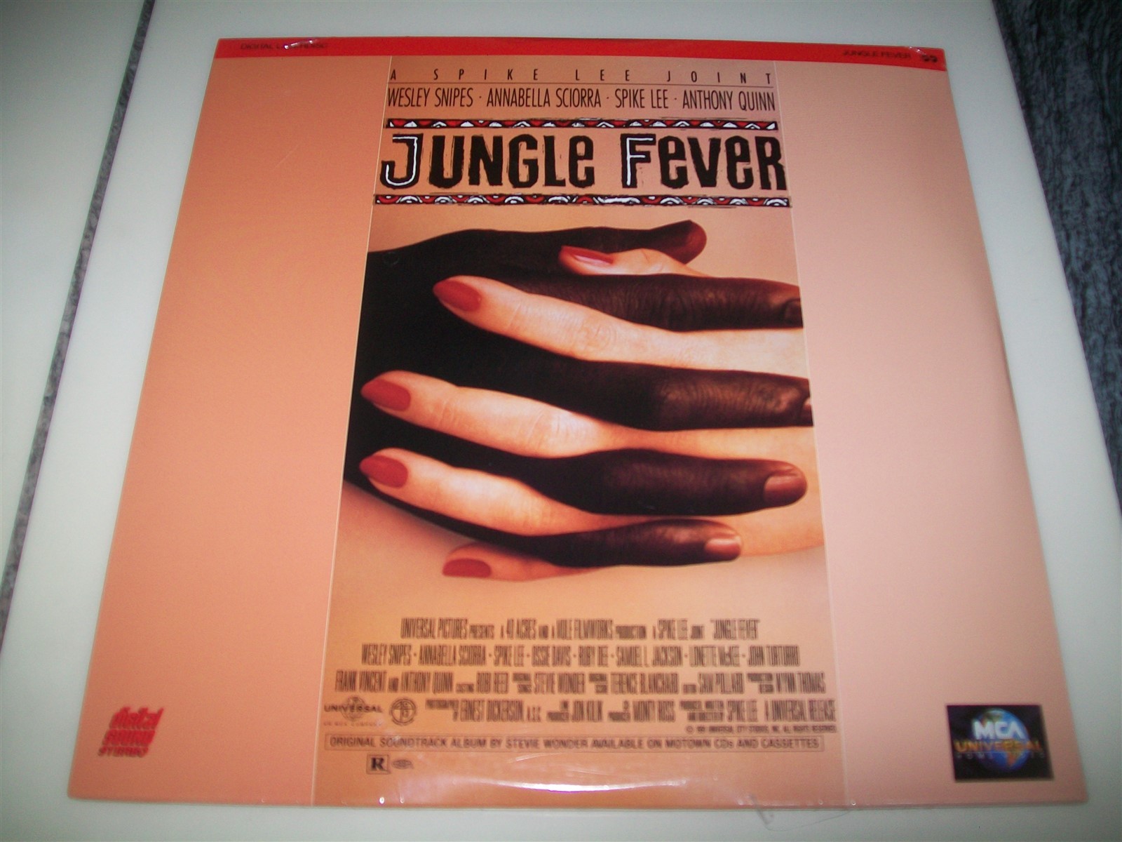 JUNGLE FEVER 2-Laserdisc LD BRAND NEW SEALED RARE SPIKE LEE DIRECTS GREAT FILM!