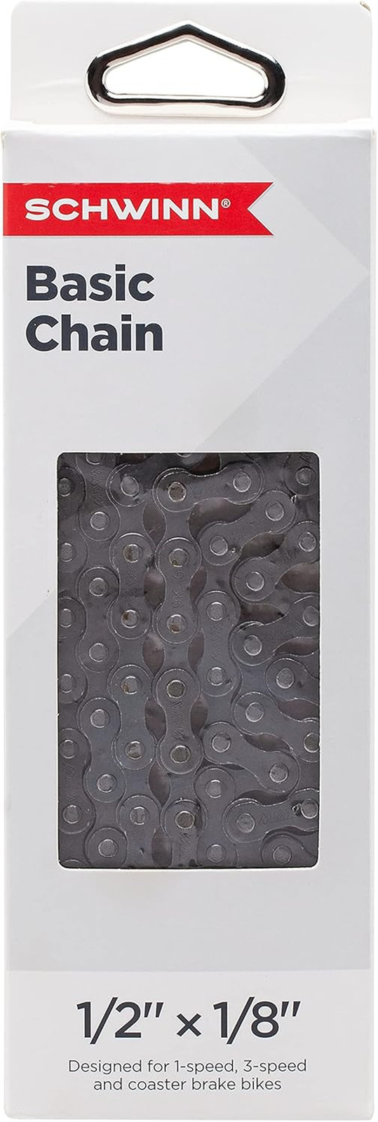 Schwinn Chain, Steel Replacement Chain, 112 Links, Fits Derailleur & Non-Deraill