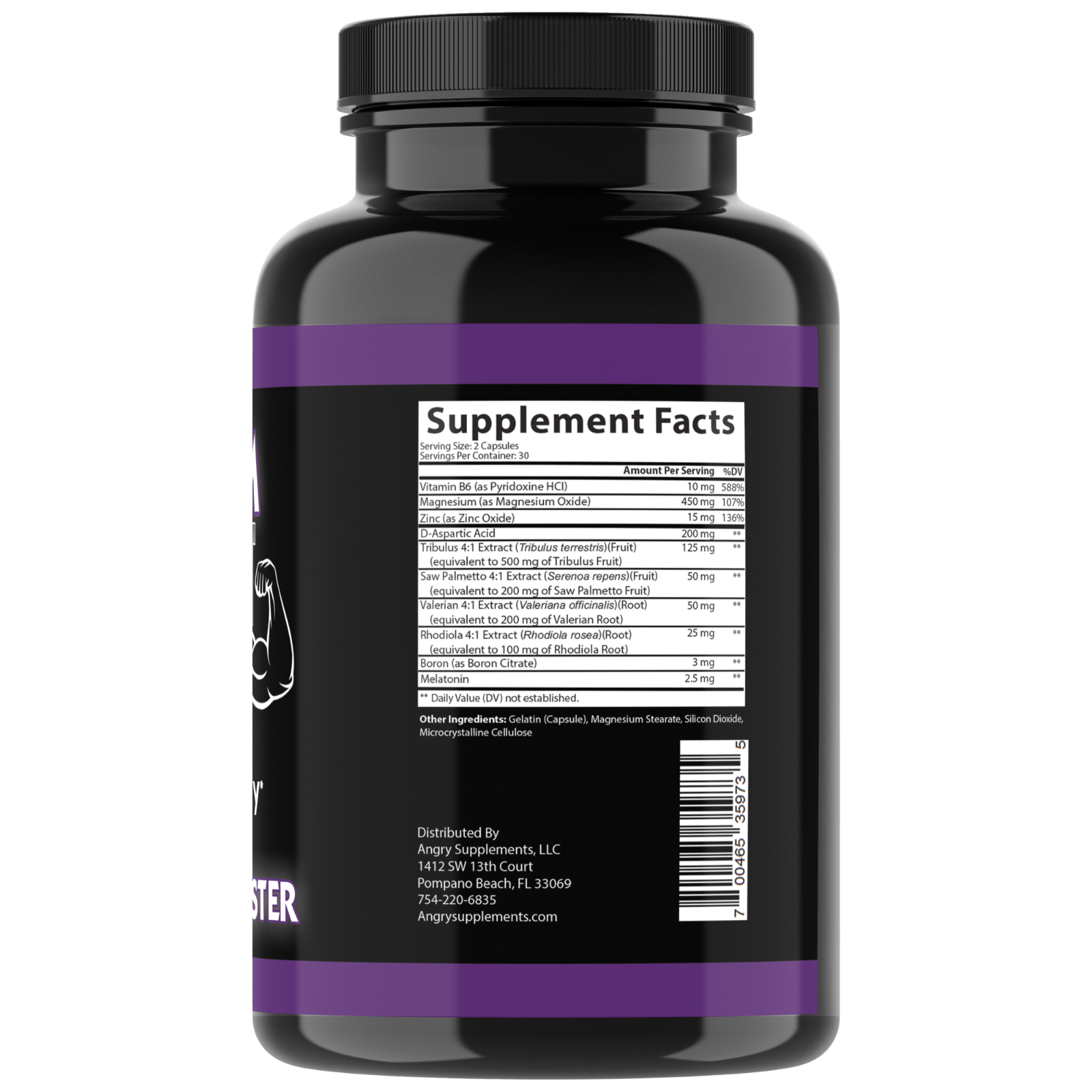 MONSTER TEST PM Testosterone Booster for Men Tribulus Sleeping Pills