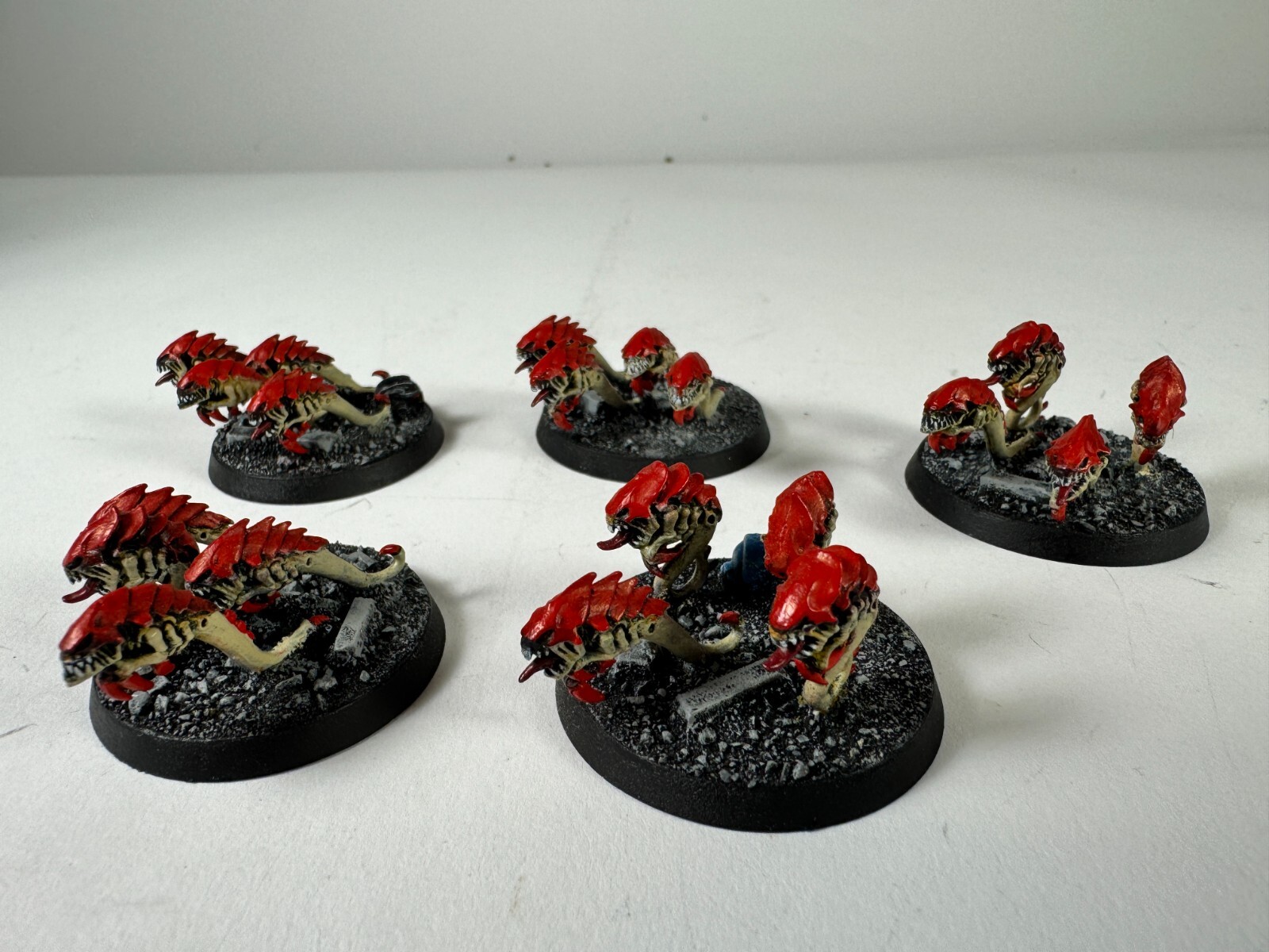 Warhammer 40K Tyranid Rippers Squad of 5 Painted