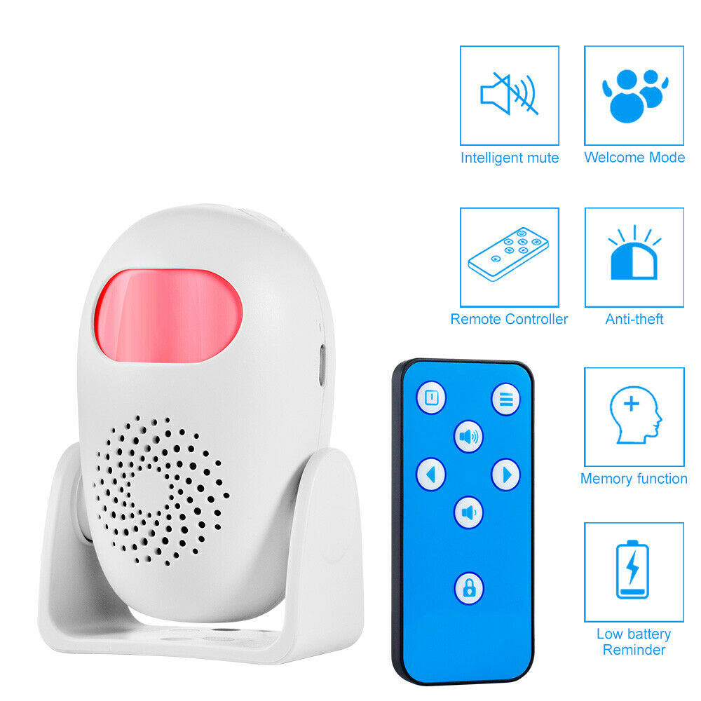 KERUI Wireless Motion Sensor Detect Doorbell Welcome Chime Alarm Remote Control